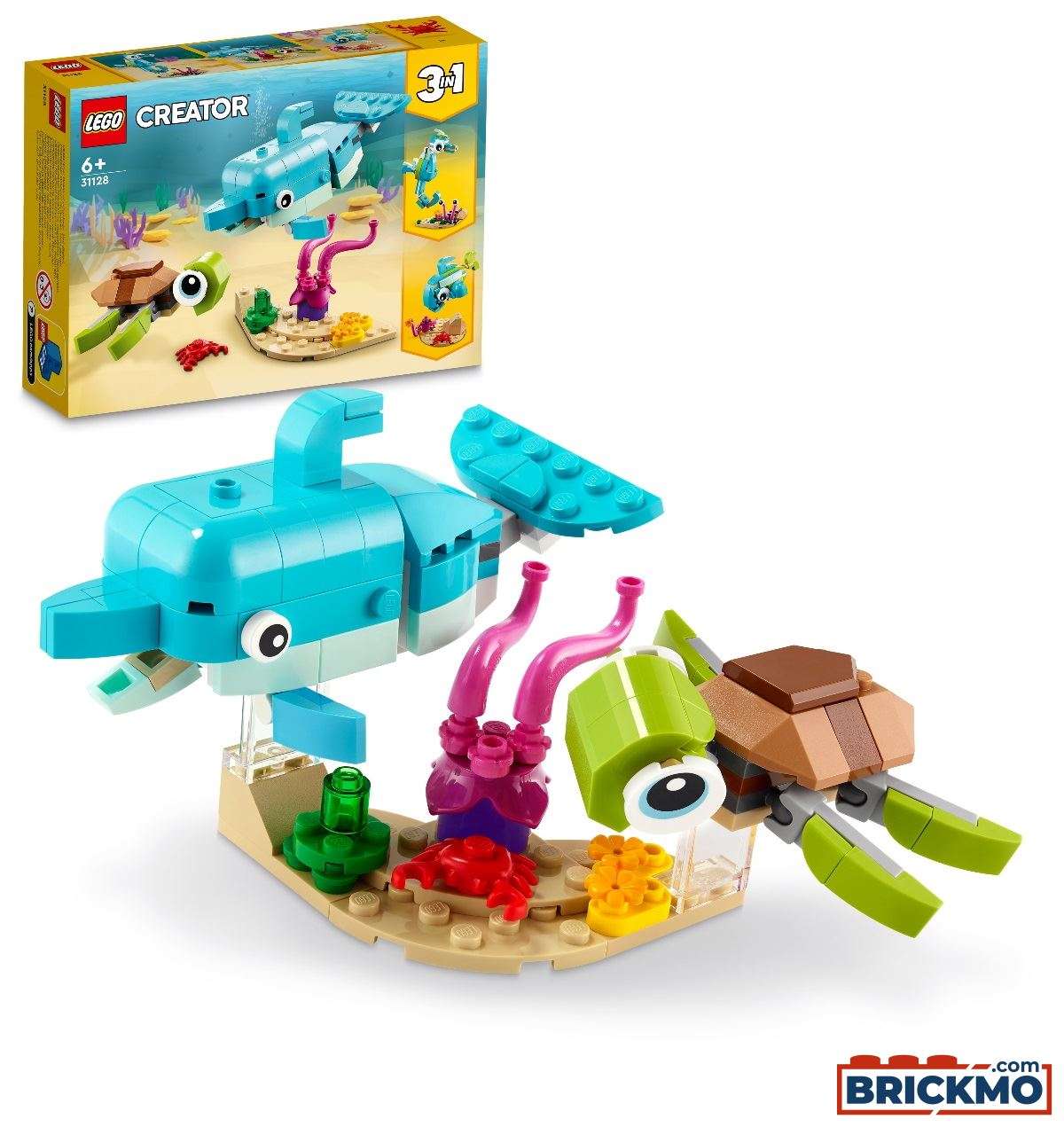 LEGO Creator 3in1 31128 Delfin und Schildkröte 31128