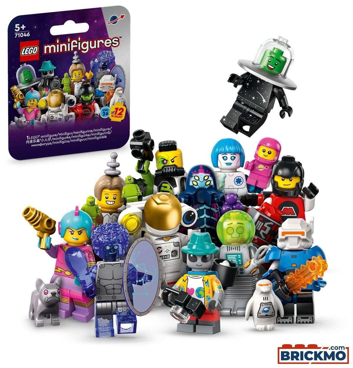 LEGO Minifigurák 71046 Space Series 26 36 darab / 1 db 71046 PU 71046