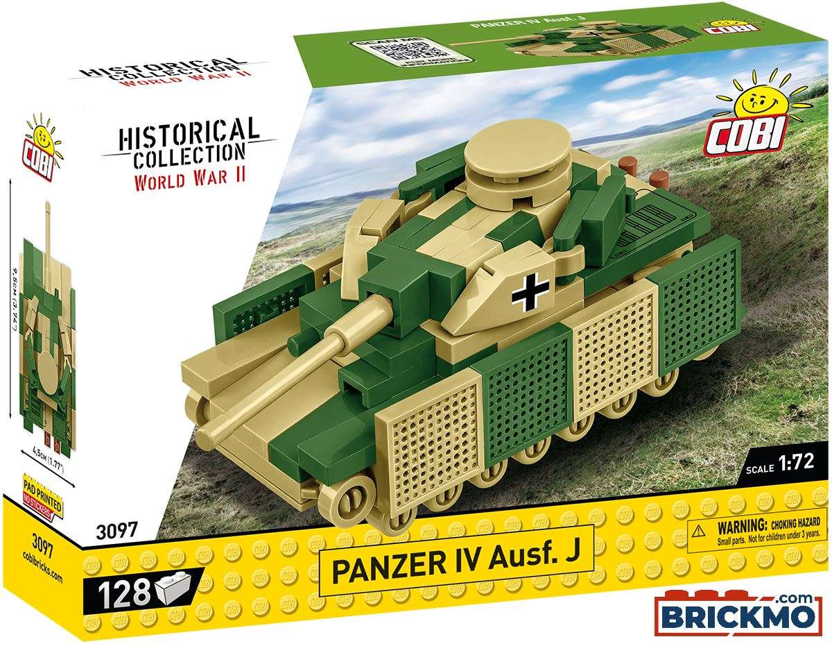 Cobi Historical Collection World War II 3097 Panzer IV AUSF.J 3097