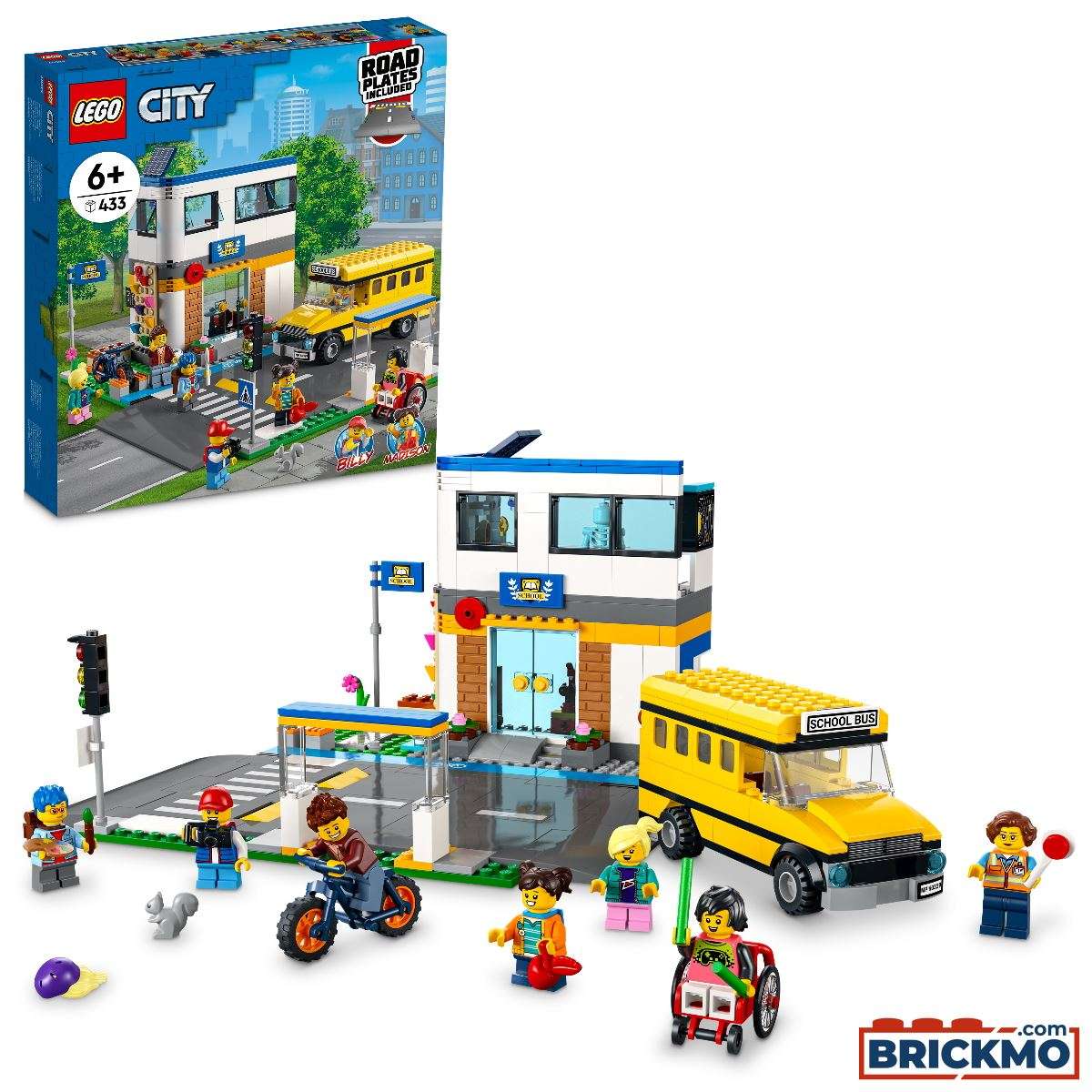 LEGO City 60329 Schule mit Schulbus 60329