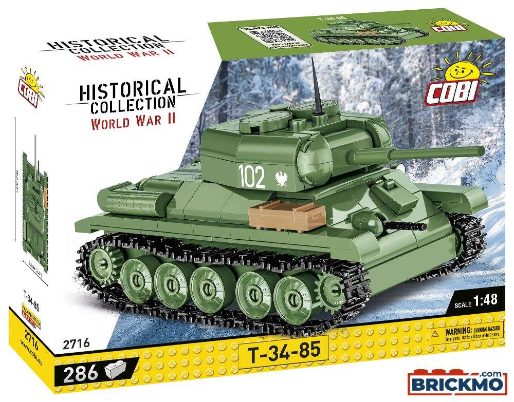 Cobi Historical Collection World War II 2716 T-34-85 2716