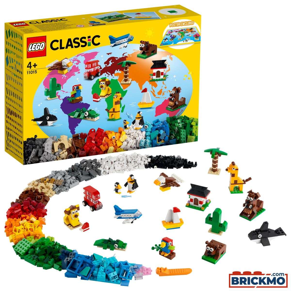 LEGO Classic 11015 Einmal um die Welt Steinebox 11015