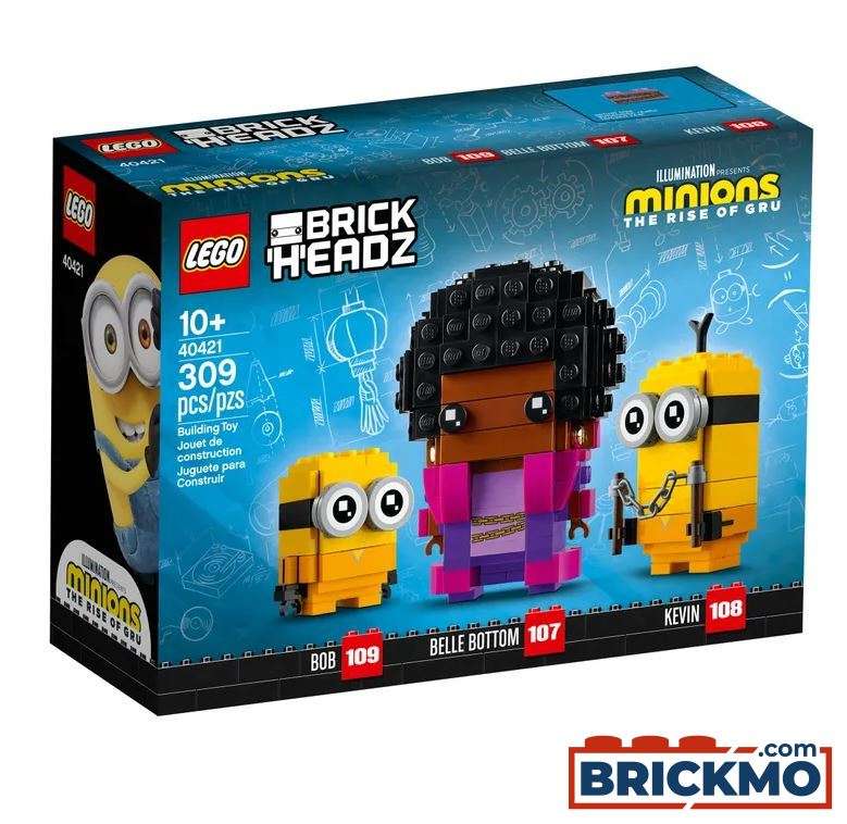 LEGO BrickHeadz 40421 Belle Bottom, Kevin &amp; Bob 40421