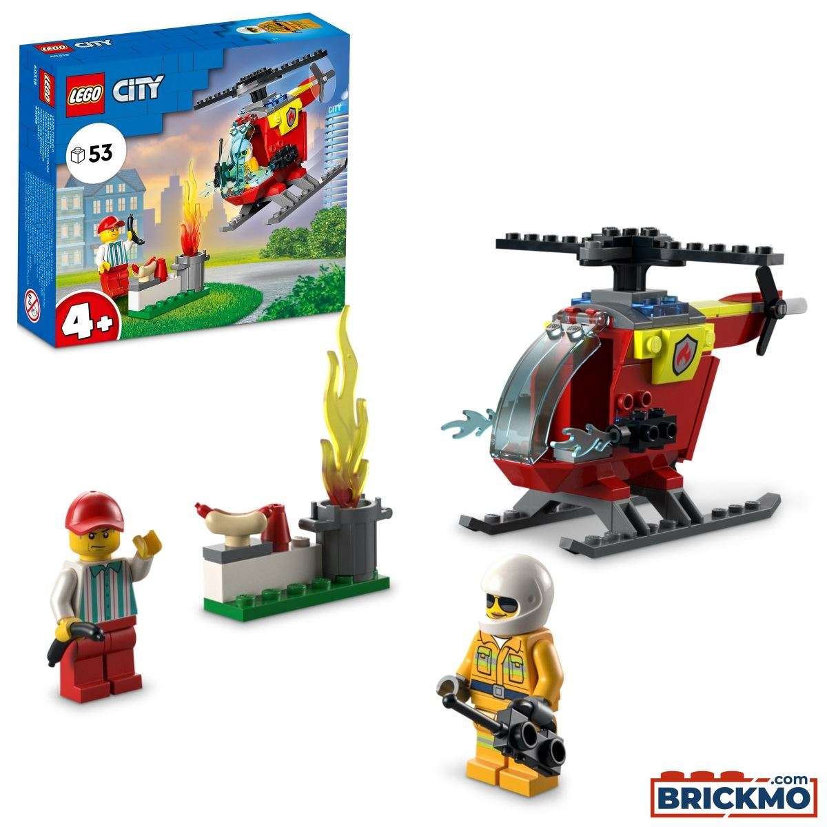 LEGO City 60318 Feuerwehrhubschrauber 60318