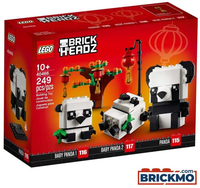 LEGO BrickHeadz 40466 Pandas fürs chinesische Neujahrsfest 40466