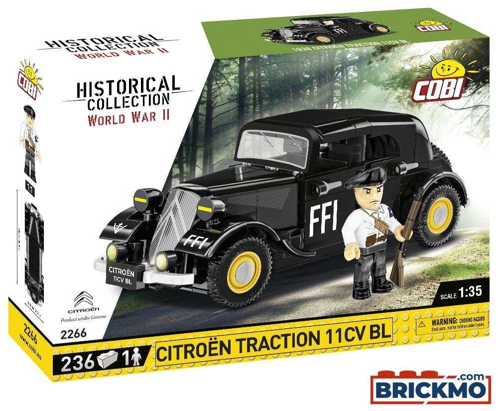 Cobi Historical Collection World War II 2266 Citroen Traction 11CV BL 1:35 2266