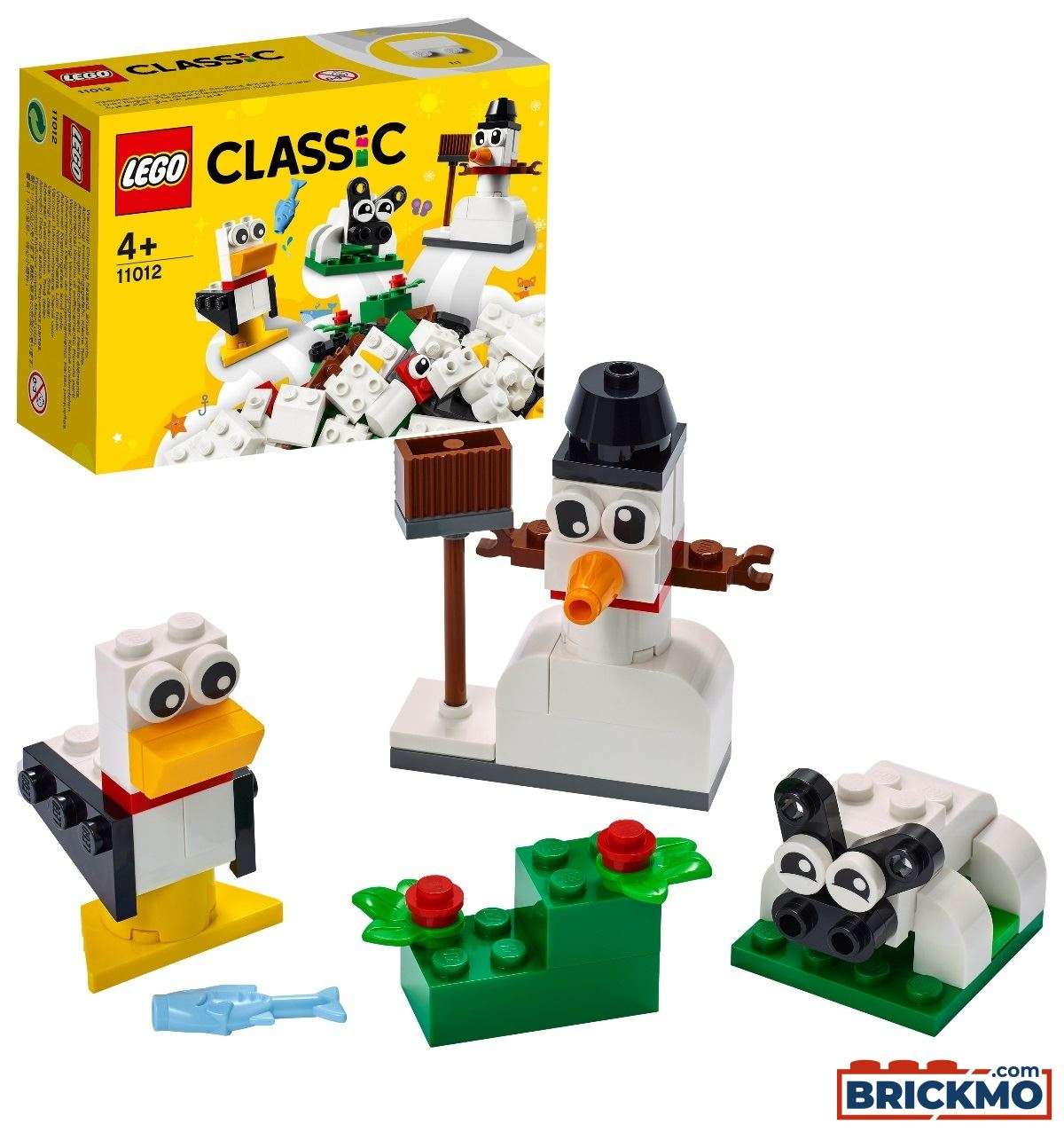 LEGO 11012 LEGO Classic Kreativ-Bauset mit weißen Steinen Steinekasten 11012