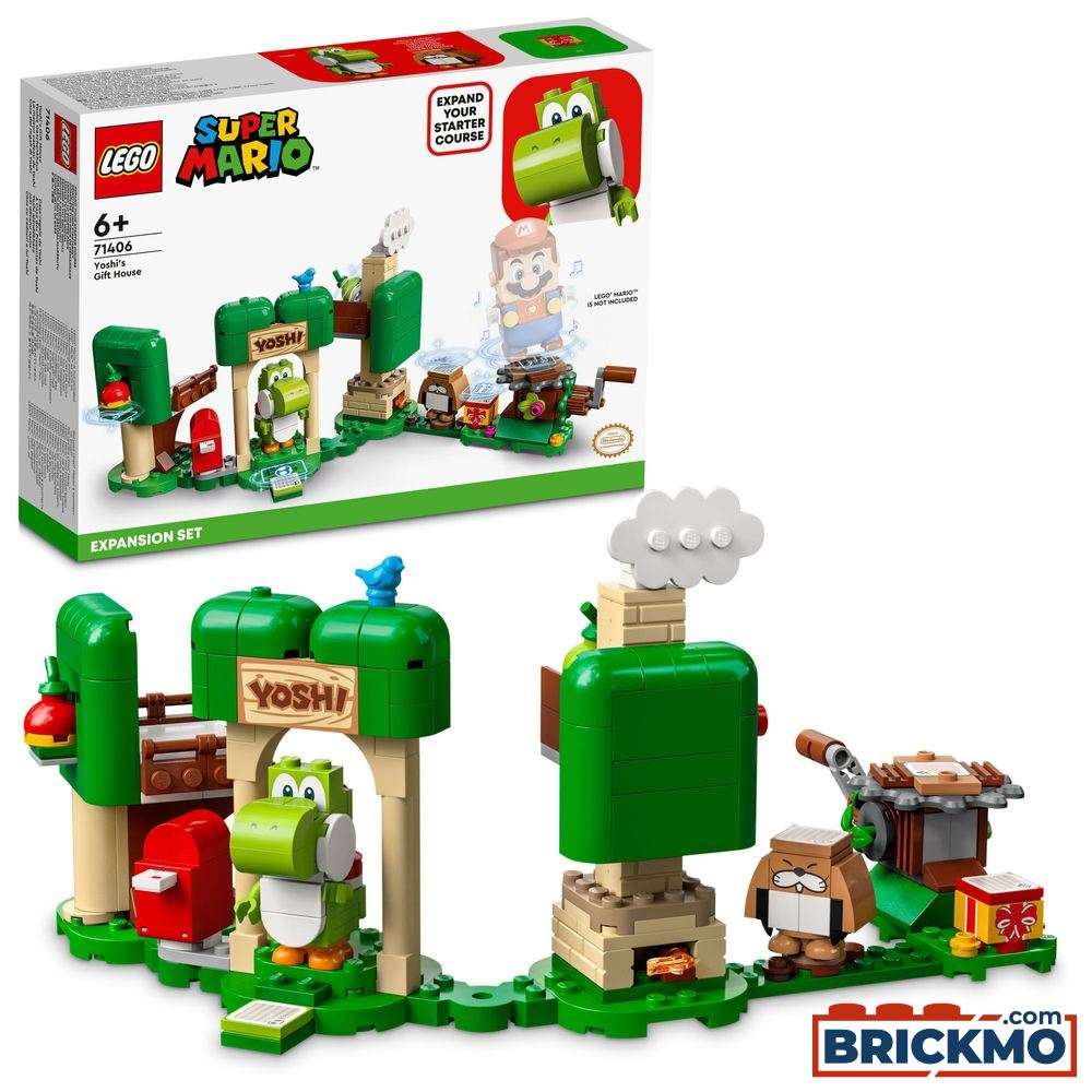 LEGO Super Mario 71406 Yoshis Geschenkhaus – Erweiterungsset 71406