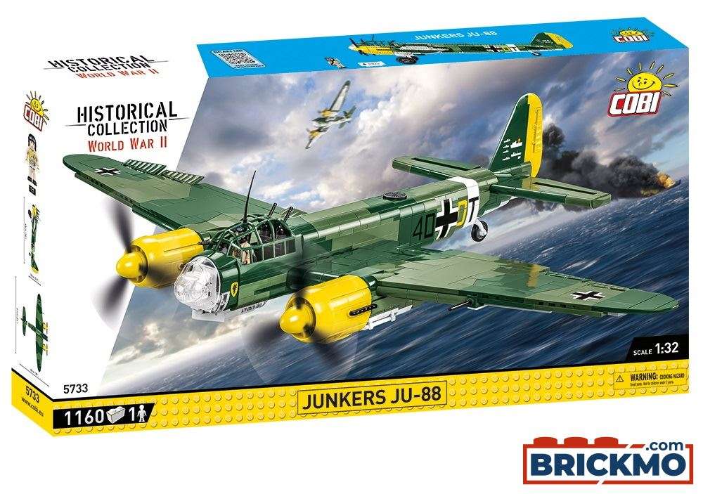 Cobi Historical Collection World War II 5733 Junkers JU-88 5733