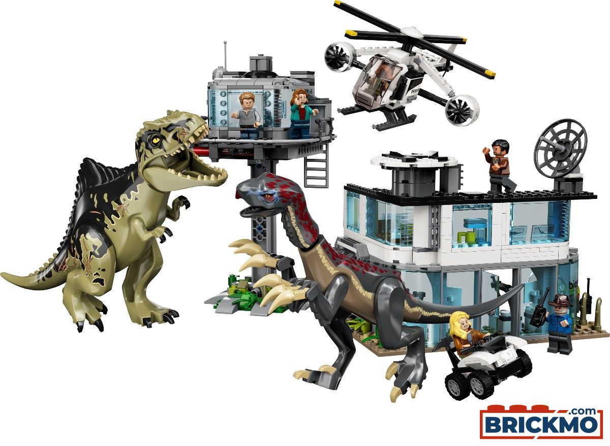 LEGO Jurassic World 76949 L’attacco del Giganotosauro e del Terizinosauro  76949