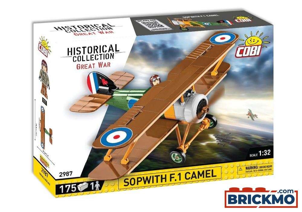 Cobi Historical Collection Great War 2987 Sopwith F. Camel 1:32 2987