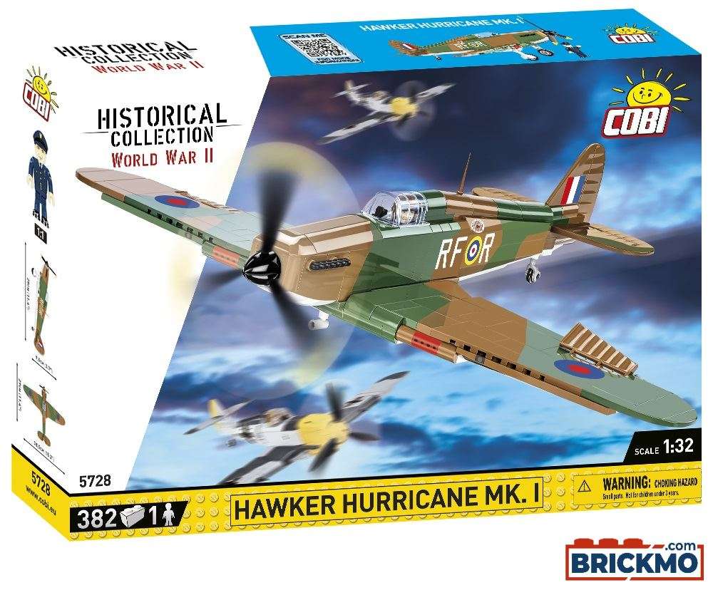 Cobi Historical Collection World War II 5728 Hawker Hurrican MK.I 5728