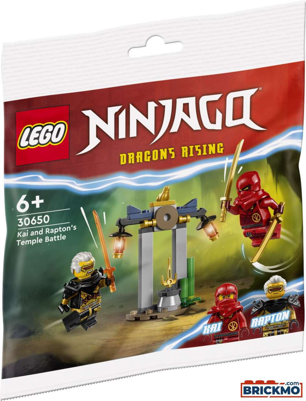 LEGO Ninjago 30650 Pojedynek Kaia i Raptona w świątyni 30650