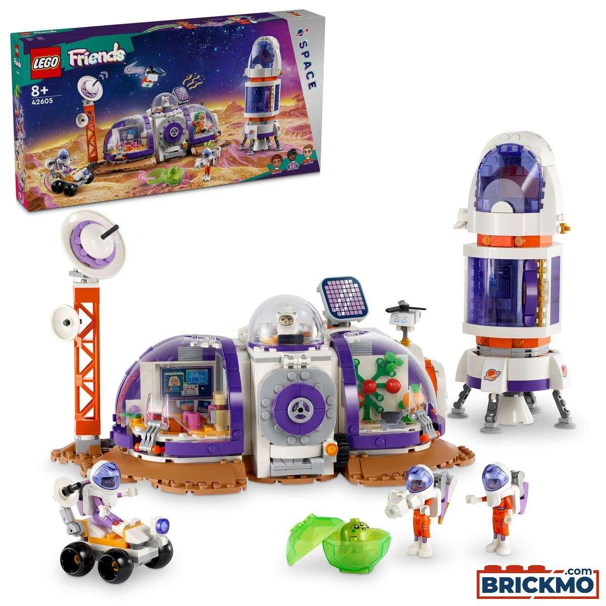 LEGO Friends 42605 La station spatiale martienne et la fusée 42605