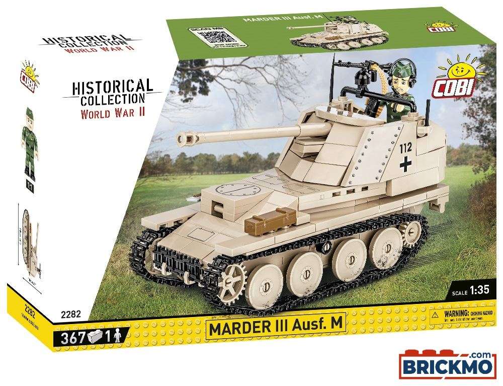 Cobi Historical Collection World War II 2282 Marder III Ausf. M SD.Kfz.138 2282