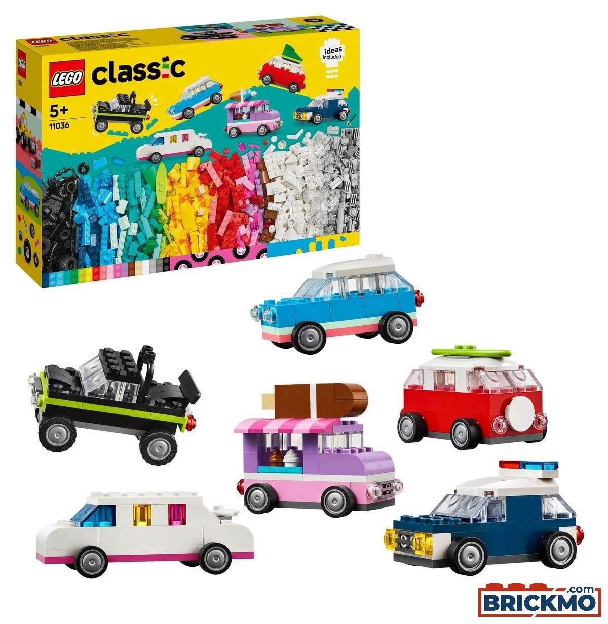 LEGO Classic 11036 Tvořivá vozidla 11036