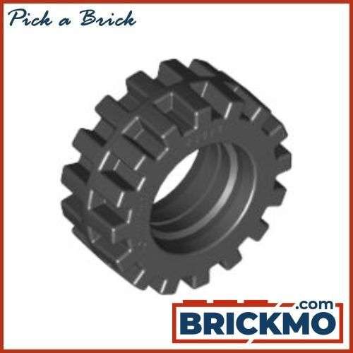 LEGO Bricks Tire 15mm D. x 6mm Offset Tread Small - Band Around Center of Tread 87414