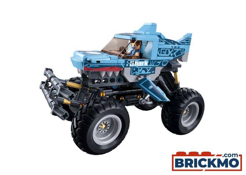 Sluban Power Bricks Bigfoot blue M38-B1163