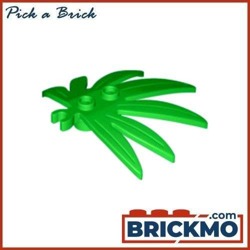 LEGO Bricks Plant Leaves 6 x 5 Swordleaf with Open O Clip Thick 10884