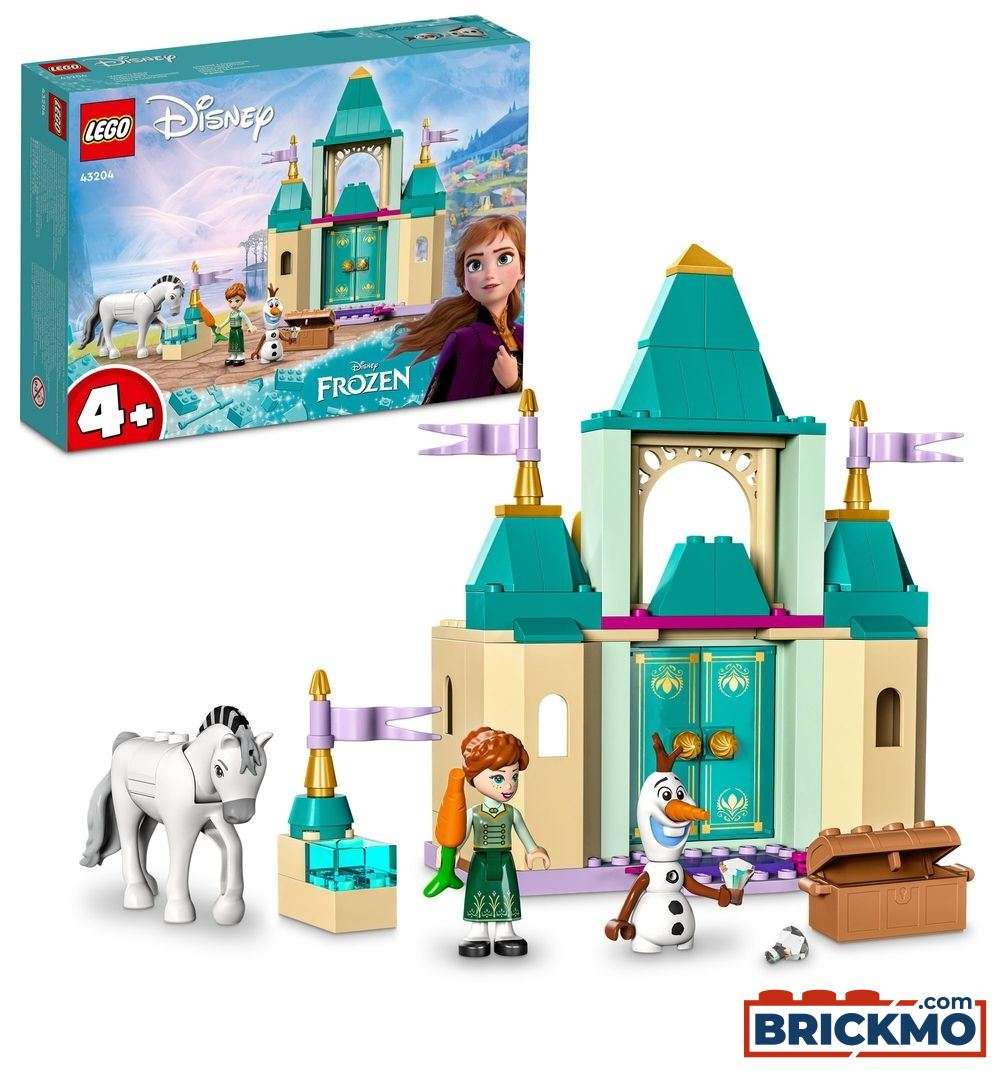 LEGO Disney 43204 Disney Frozen Annas und Olafs Spielspass im Schloss 43204