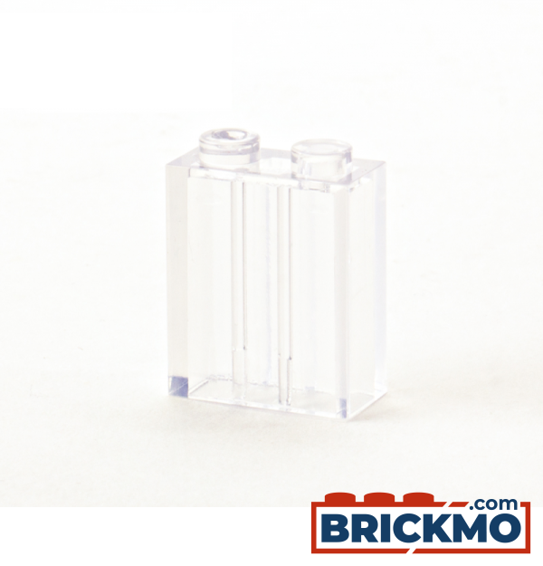 BRICKMO Bricks Brick 1x2x2 with Inside Stud Holder trans clear 3245