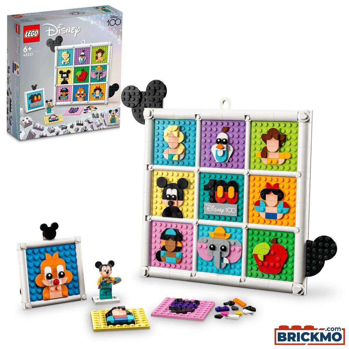 LEGO Disney 43221 100 ans d&#039;icônes Disney 43221