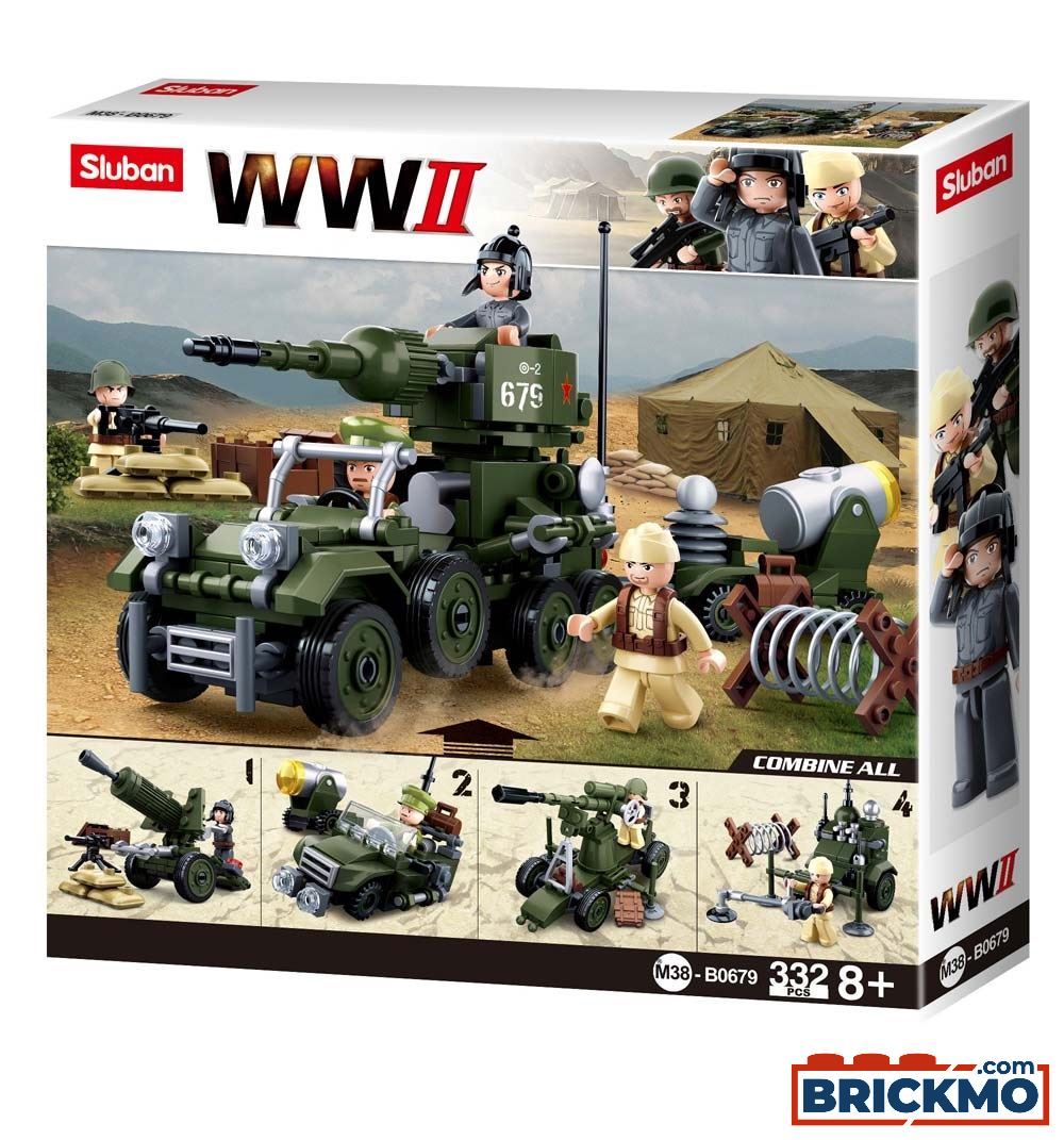 Sluban WWII Army Set M38-B0679
