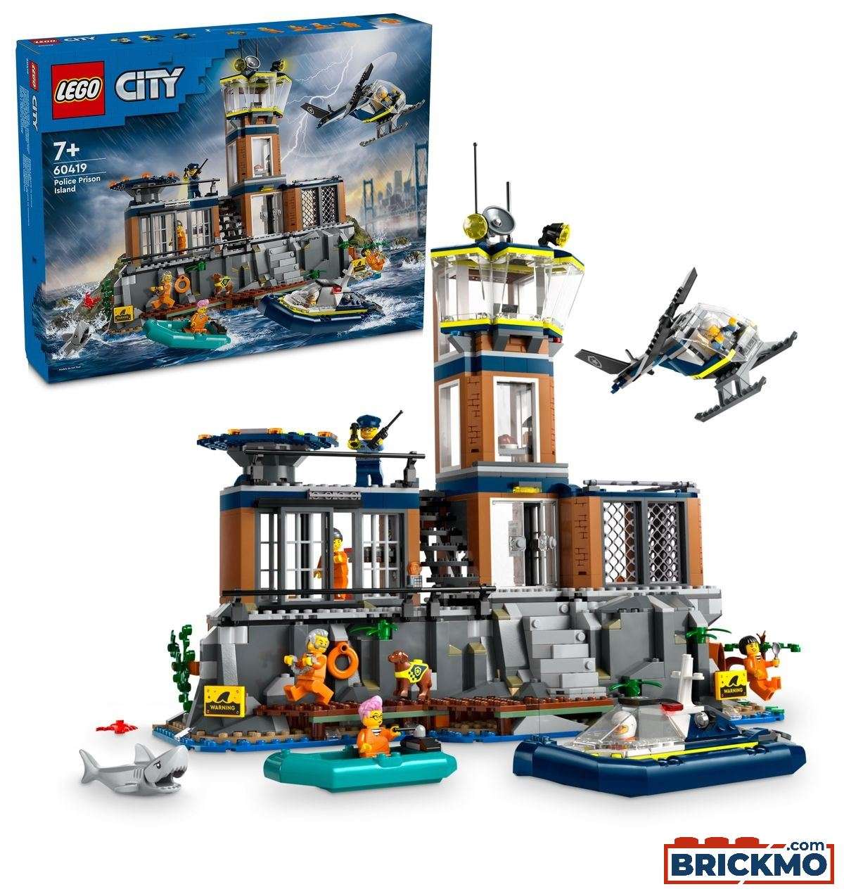 LEGO City 60419 Polícia a väzenie na ostrove 60419