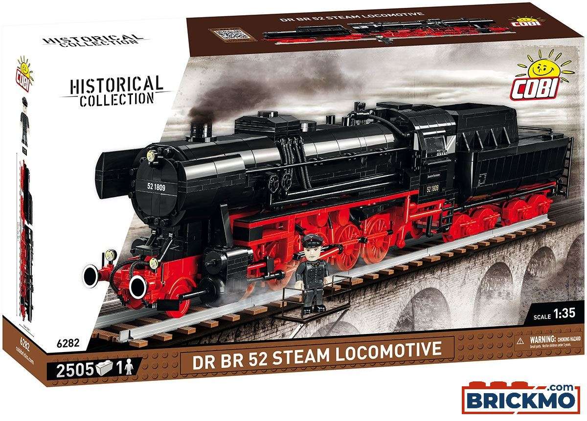 Cobi Historical Collection 6282 DR BR Class 52 Steam Locom. Germ 6282