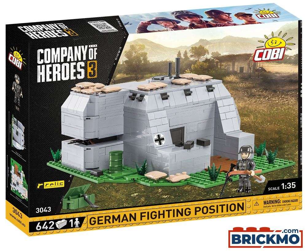 Cobi Company of Heroes 3 3043 German Fighting Postition 3043