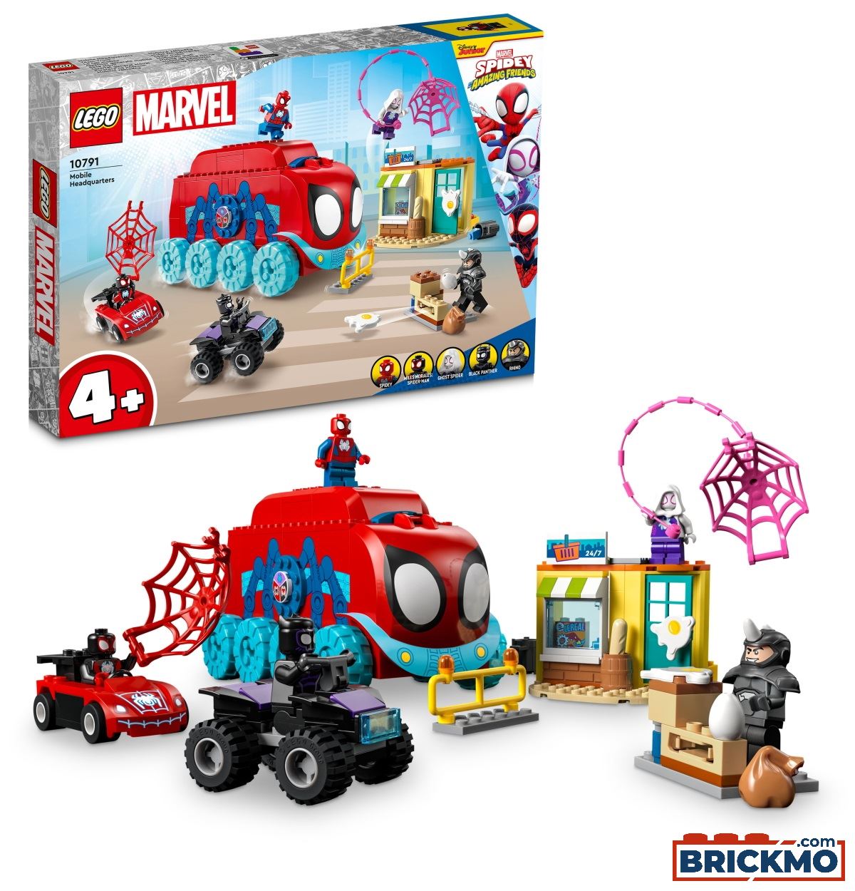 LEGO Spiderman 10791 Quartier generale mobile del Team Spidey 10791