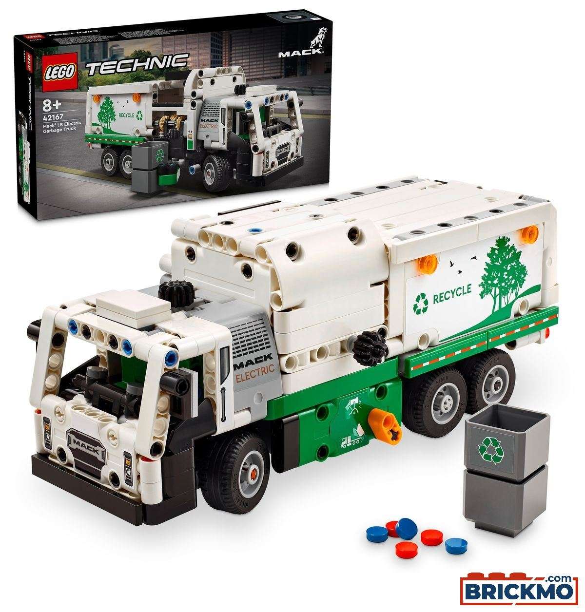 LEGO Technic 42167 Camion della spazzatura Mack® LR Electric 42167