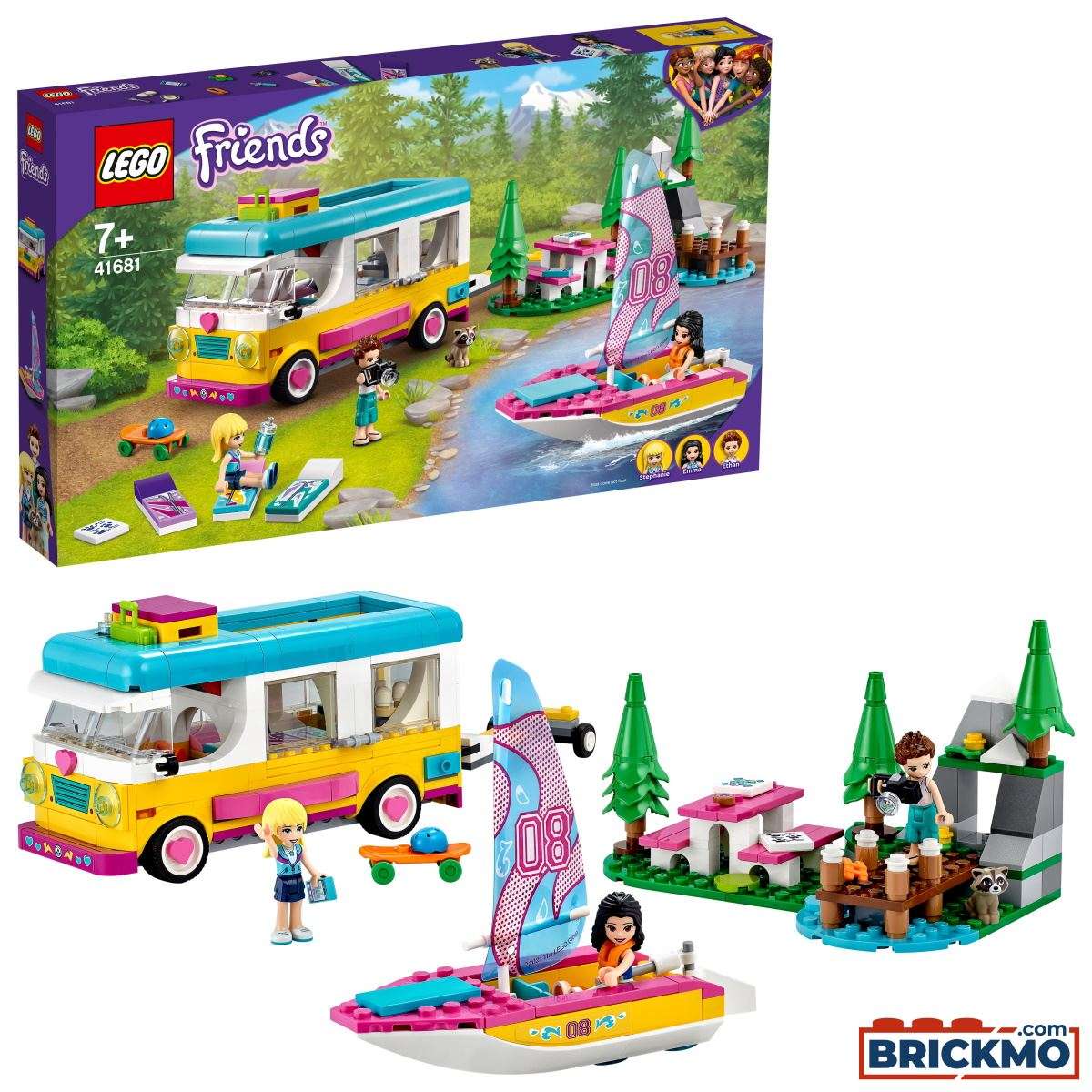 LEGO Friends 41681 Wohnmobil- und Segelbootausflug 41681
