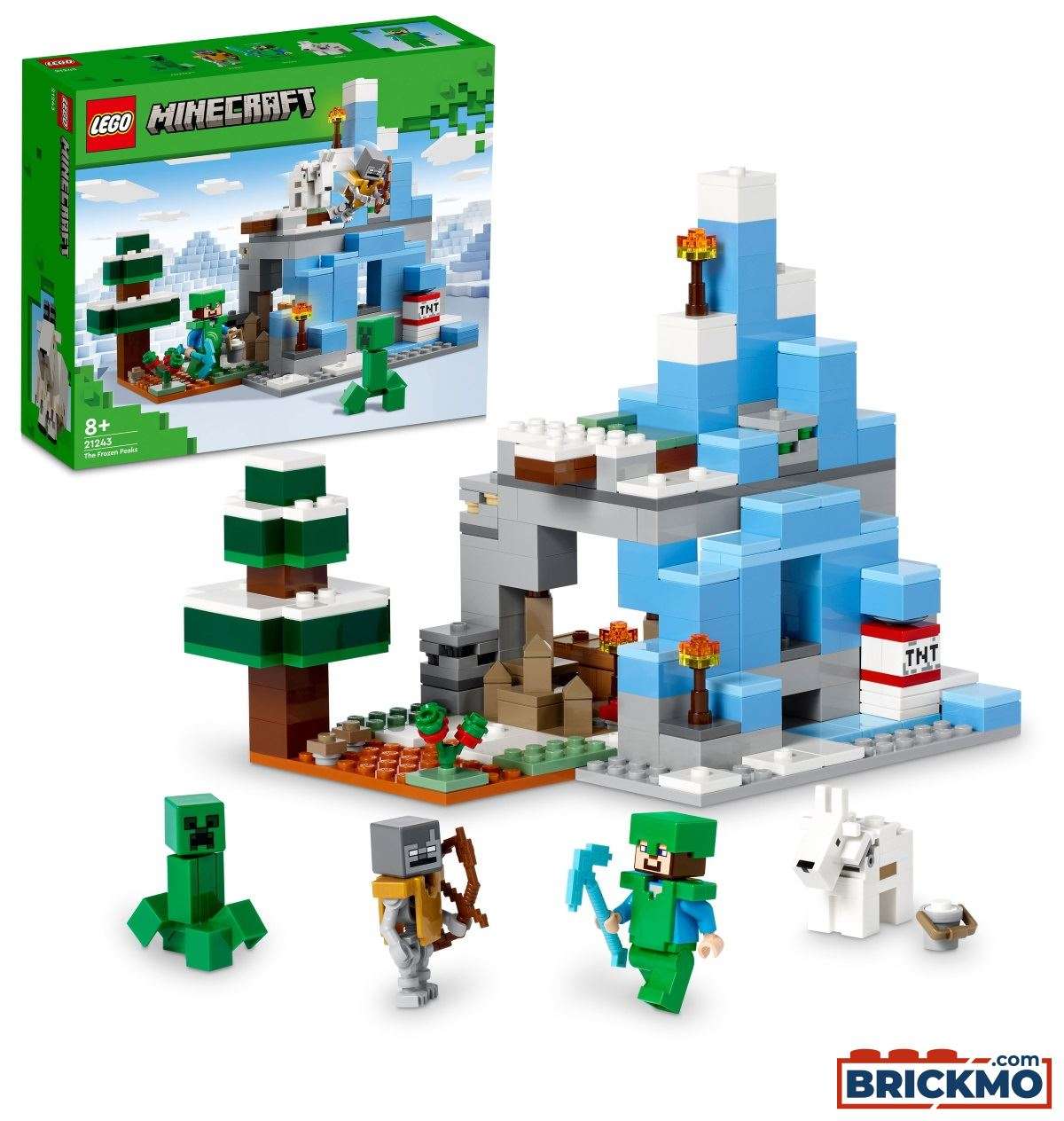 LEGO Minecraft 21243 Die Vereisten Gipfel 21243
