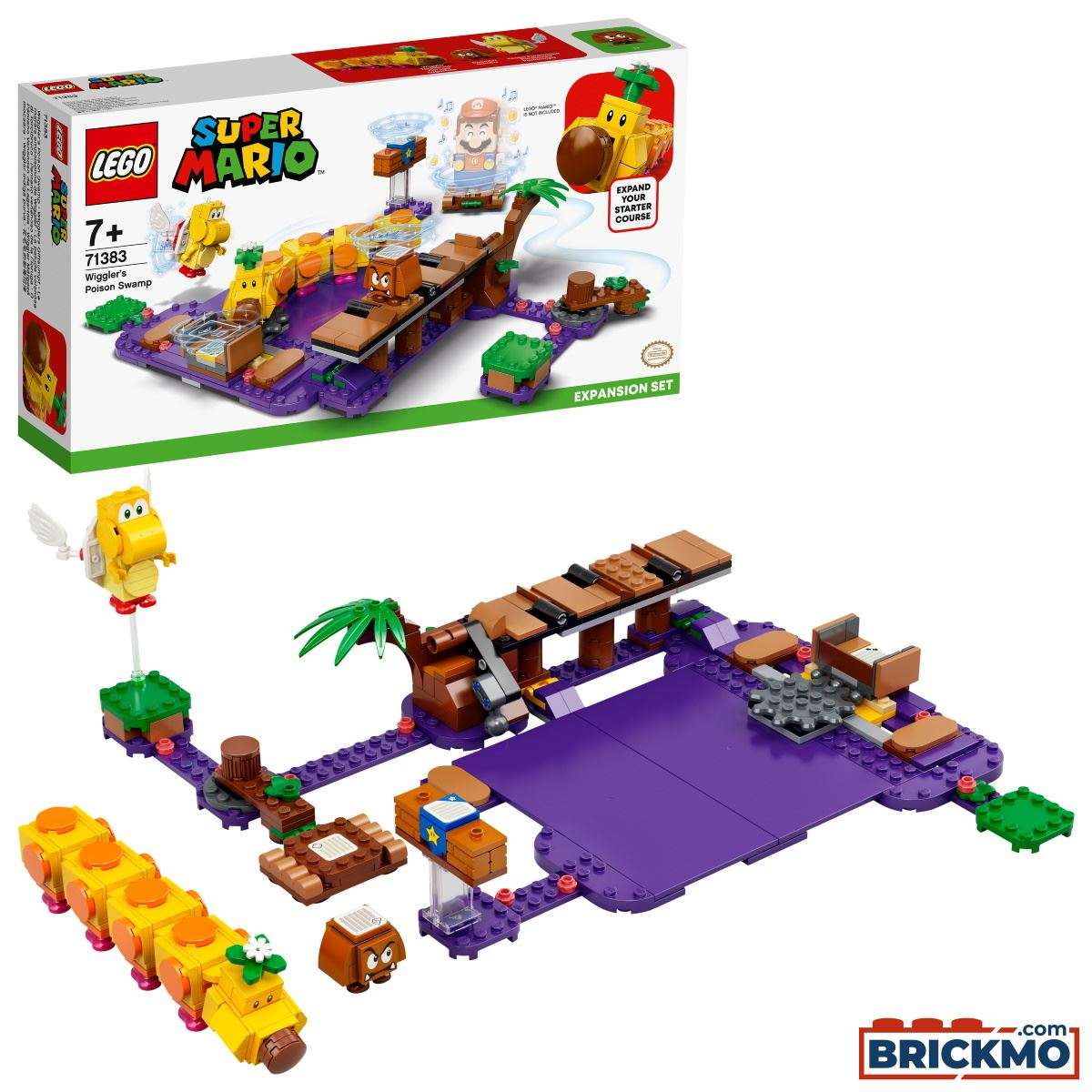 LEGO Super Mario 71383 Wigglers Giftsumpf – Erweiterungsset 71383