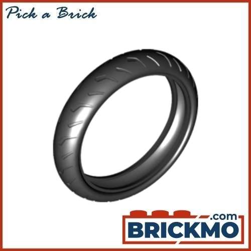 LEGO Bricks Wheel Tire 132.6mm D. x 27mm Motorcycle Racing Tread Narrow 71721