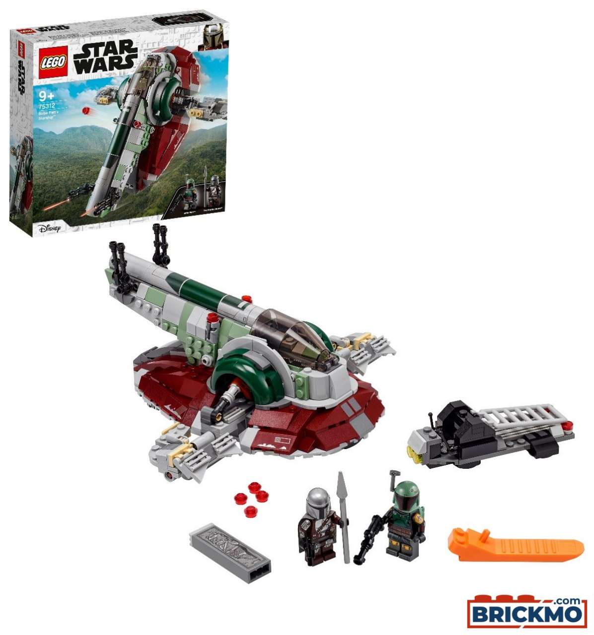 LEGO Star Wars 75312 Boba Fetts Starship 75312