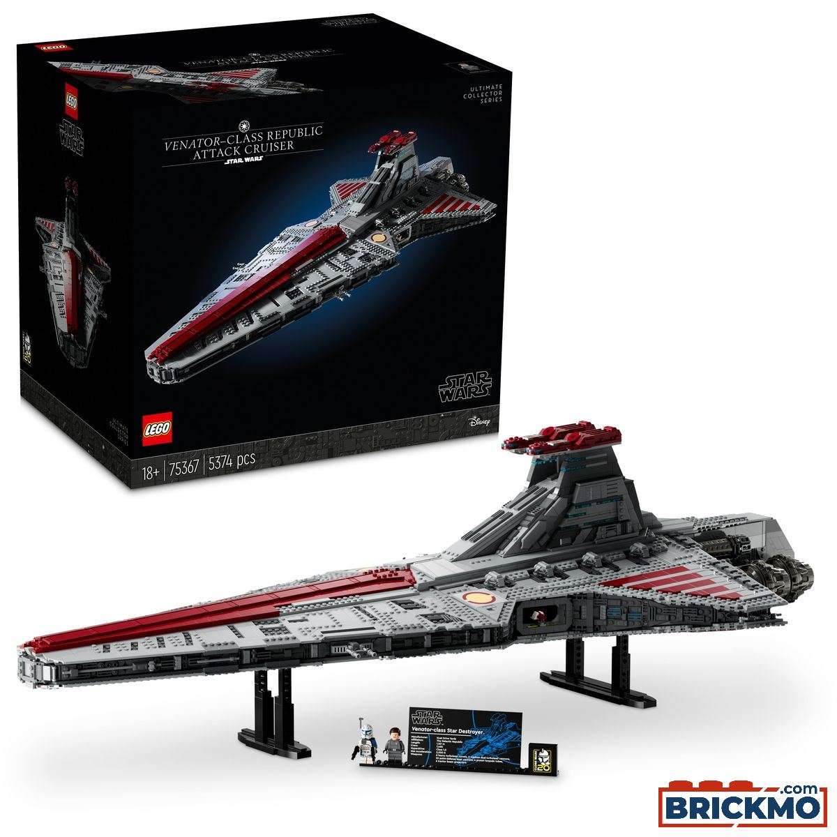 LEGO Star Wars 75367 Le croiseur d’assaut de classe Venator de la République 75367