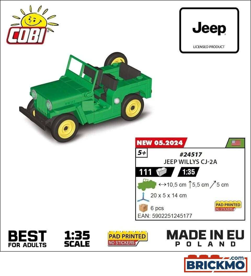 Cobi Youngtimer 24517 Jeep Willys CJ-2A GR 24517