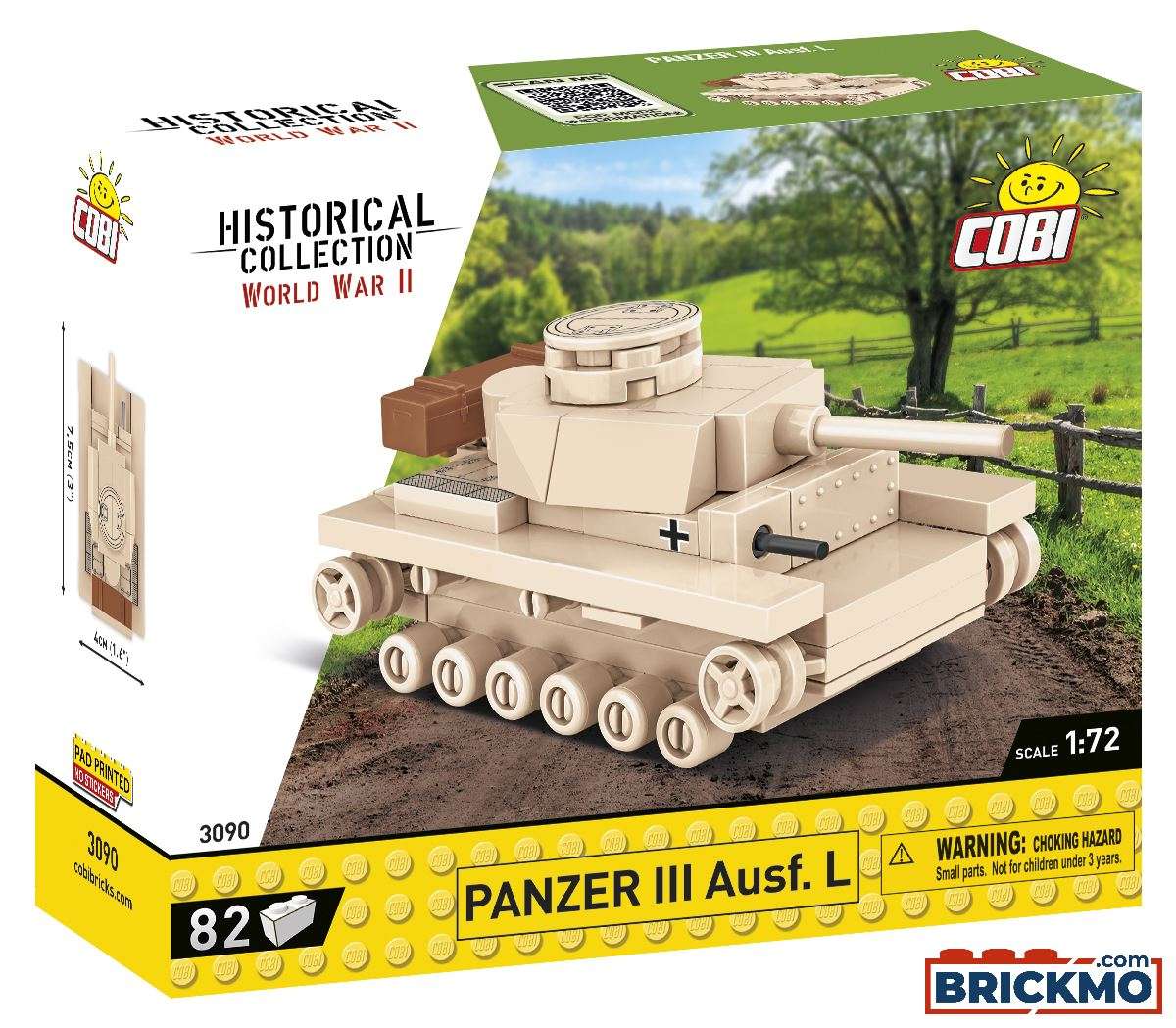 Cobi Historical Collection World War II 3090 Panzer III Ausf.L 3090