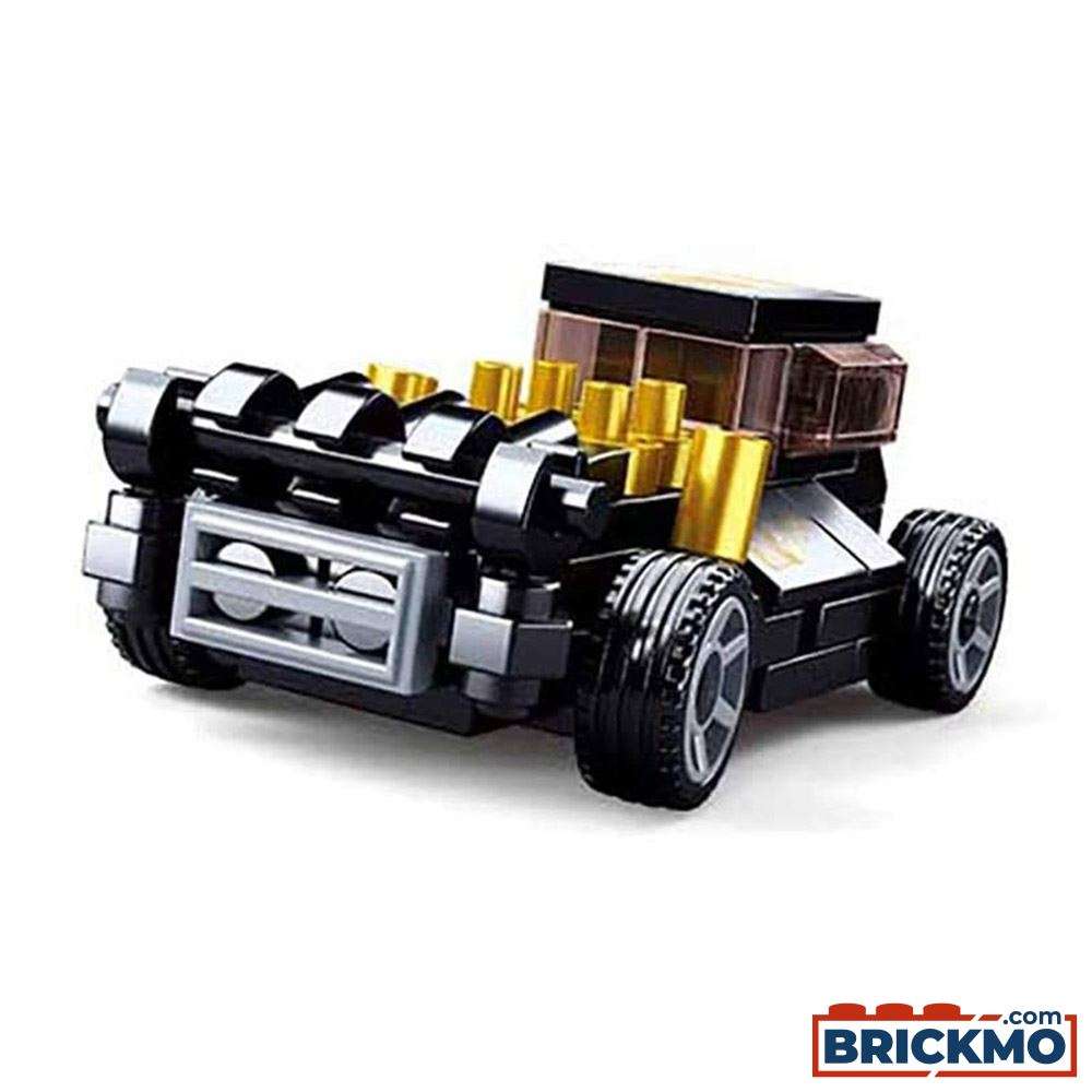 Sluban ModelBricks Black Mod Rod Sportwagen M38-B0801C
