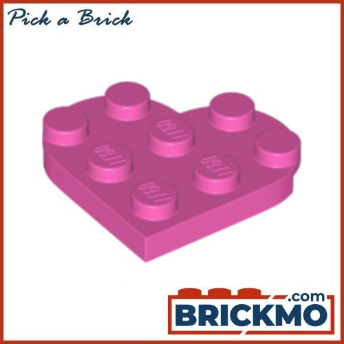 LEGO Bricks Plate Round 3x3 Heart 39613