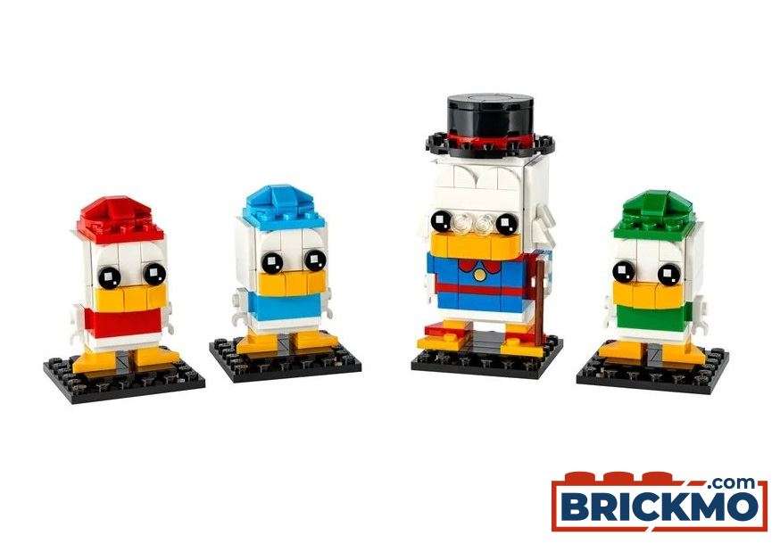LEGO BrickHeadz 40477 Dagobert Duck, Tick, Trick &amp; Track 40477