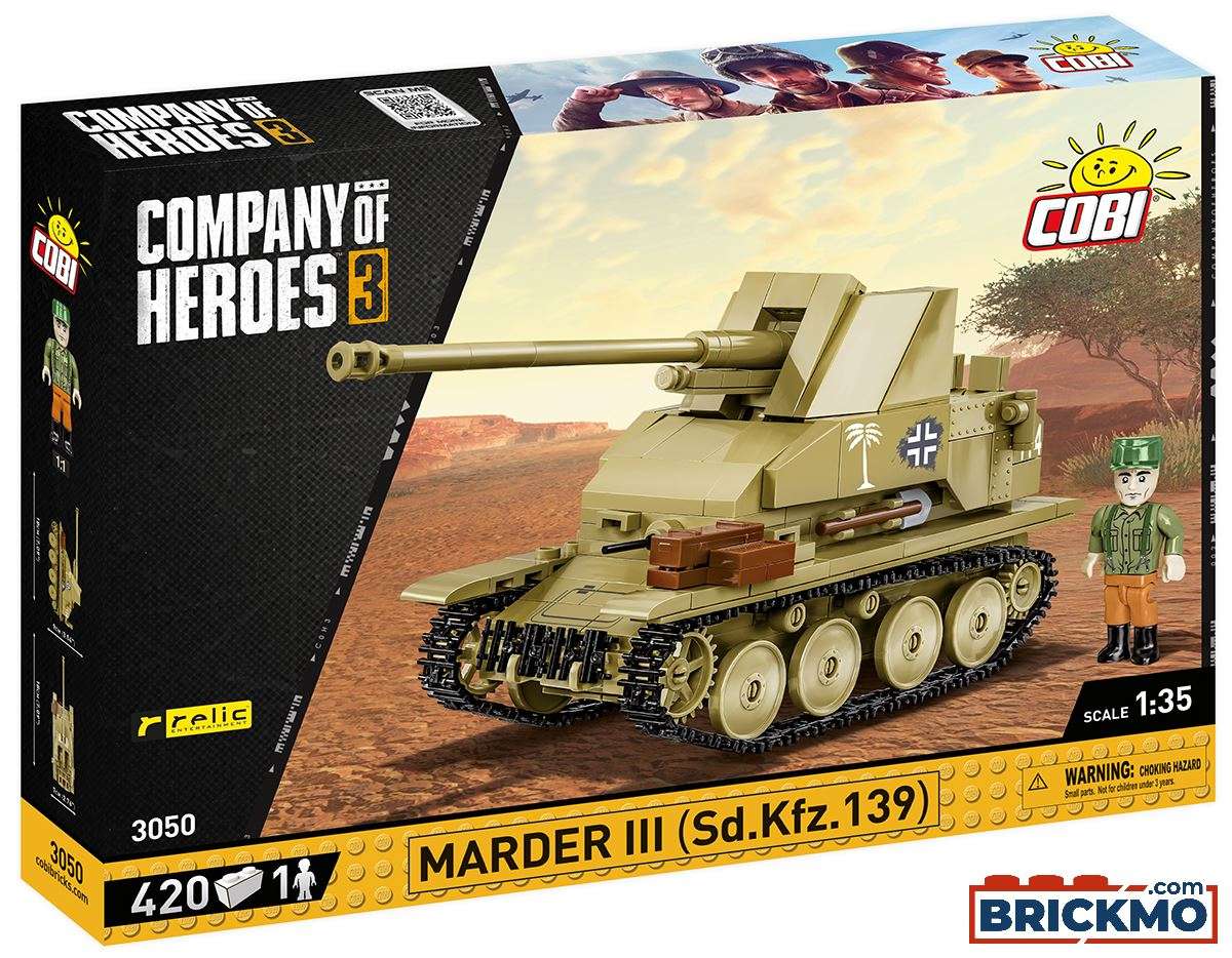 Cobi Company of Heroes 3050 Marder II Sd.Kfz.139 3050