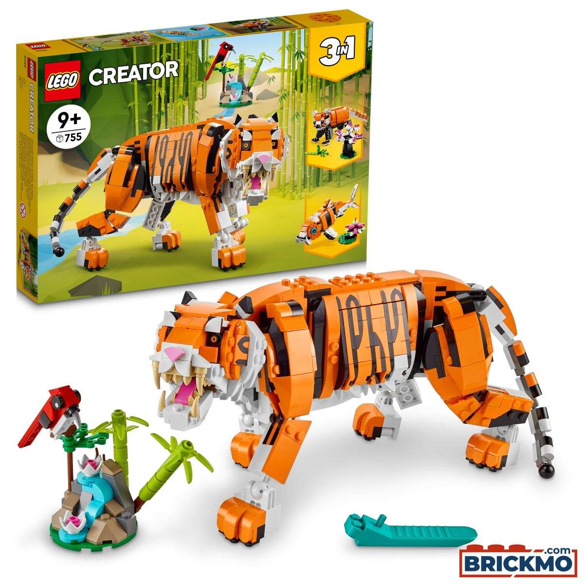 LEGO Creator 3-in1 31129 Majestätischer Tiger 31129