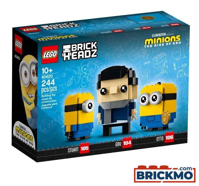 LEGO BrickHeadz 40420 Gru, Stuart &amp; Otto 40420