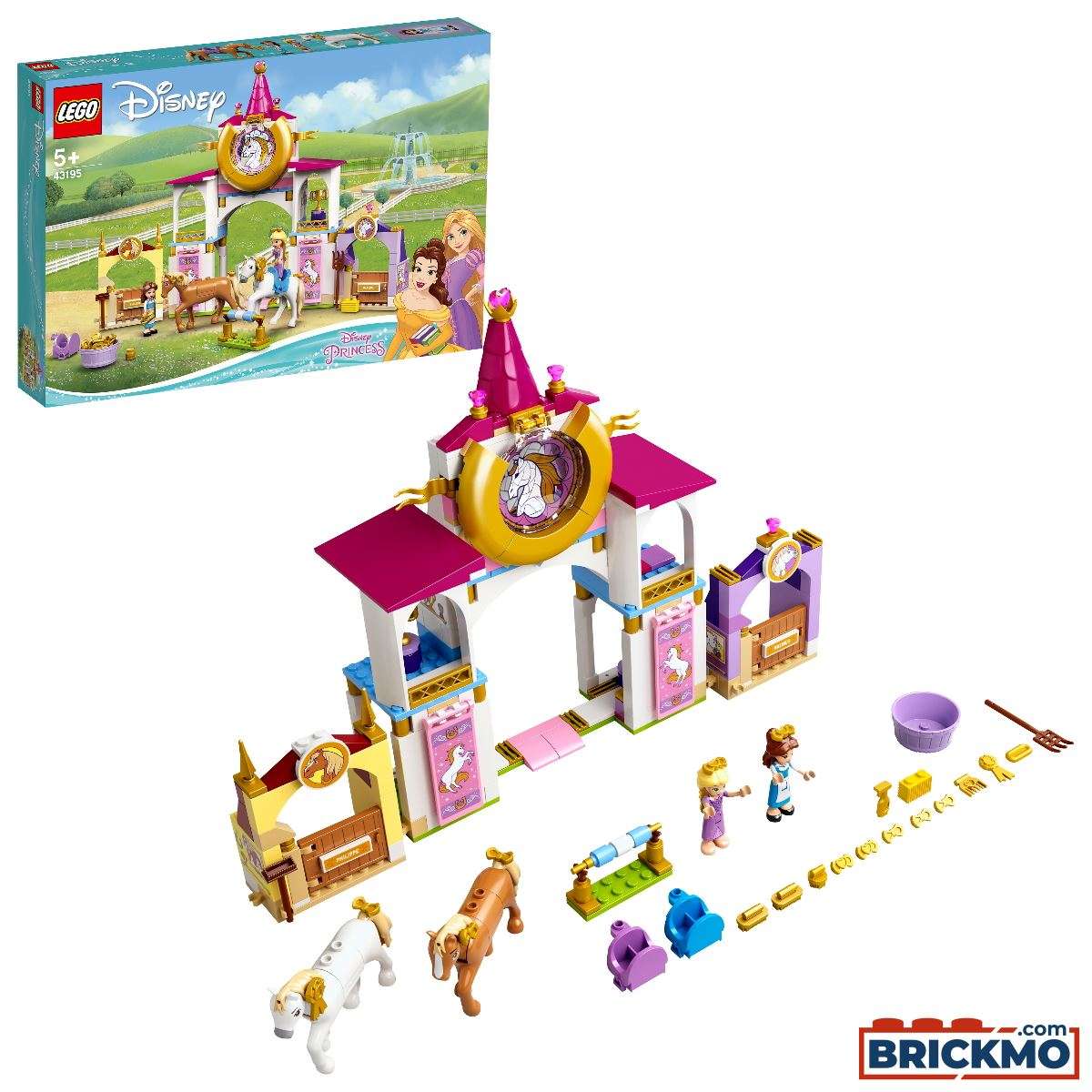 LEGO Disney 43195 Belles und Rapunzels königliche Ställe 43195