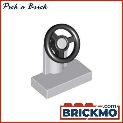 LEGO Bricks Vehicle Steering Stand 1x2 with Black Steering Wheel 3829c01 3828c01