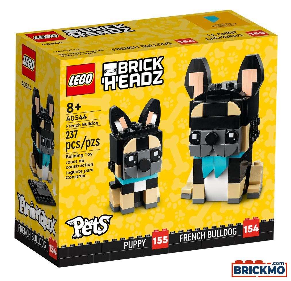 LEGO BrickHeadz 40544 Pets - French Bulldog 40544