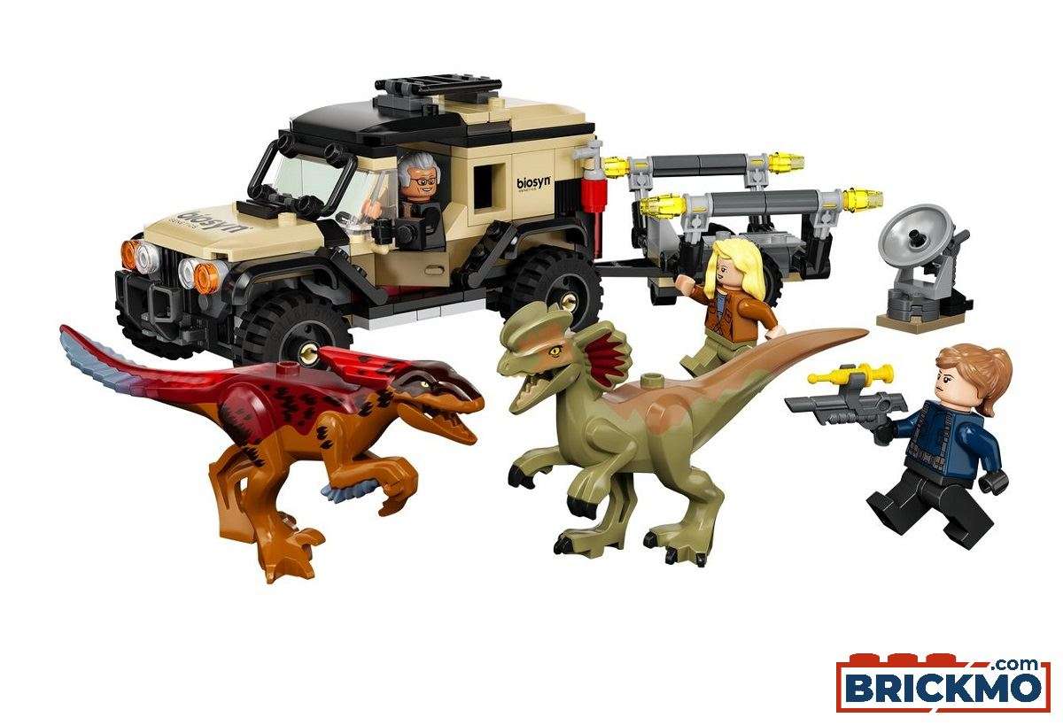 LEGO Jurassic World 76951 Pyroraptor und Dilophosaurus Transport 76951
